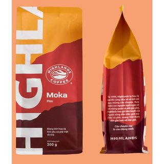 Cà phê Moka Highland 200gr, date 06/2026, có Hỏa Tốc