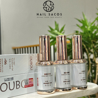 Base top cứng móng OUBOLI phiên bản mới 15ml - Bản nâng cấp, gel cực mịn mướt, liên kết top bền và bóng - Nail Sacos