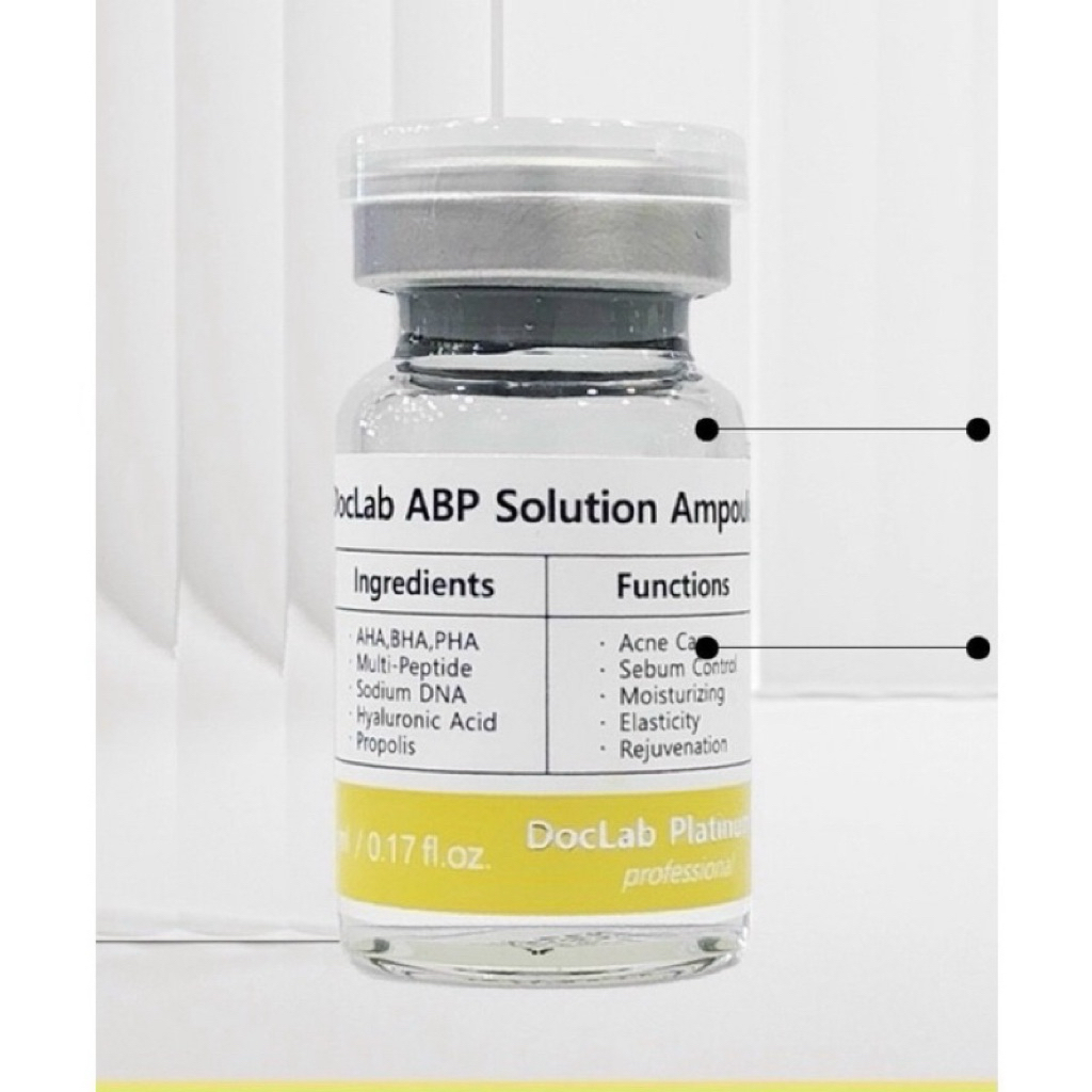 Lẻ 1 ống Tế bào gốc DOCLAB ABP Sodium Ampoule là vị cứu tinh giải quyết mọi vấn đề băn khoăn lo lắng