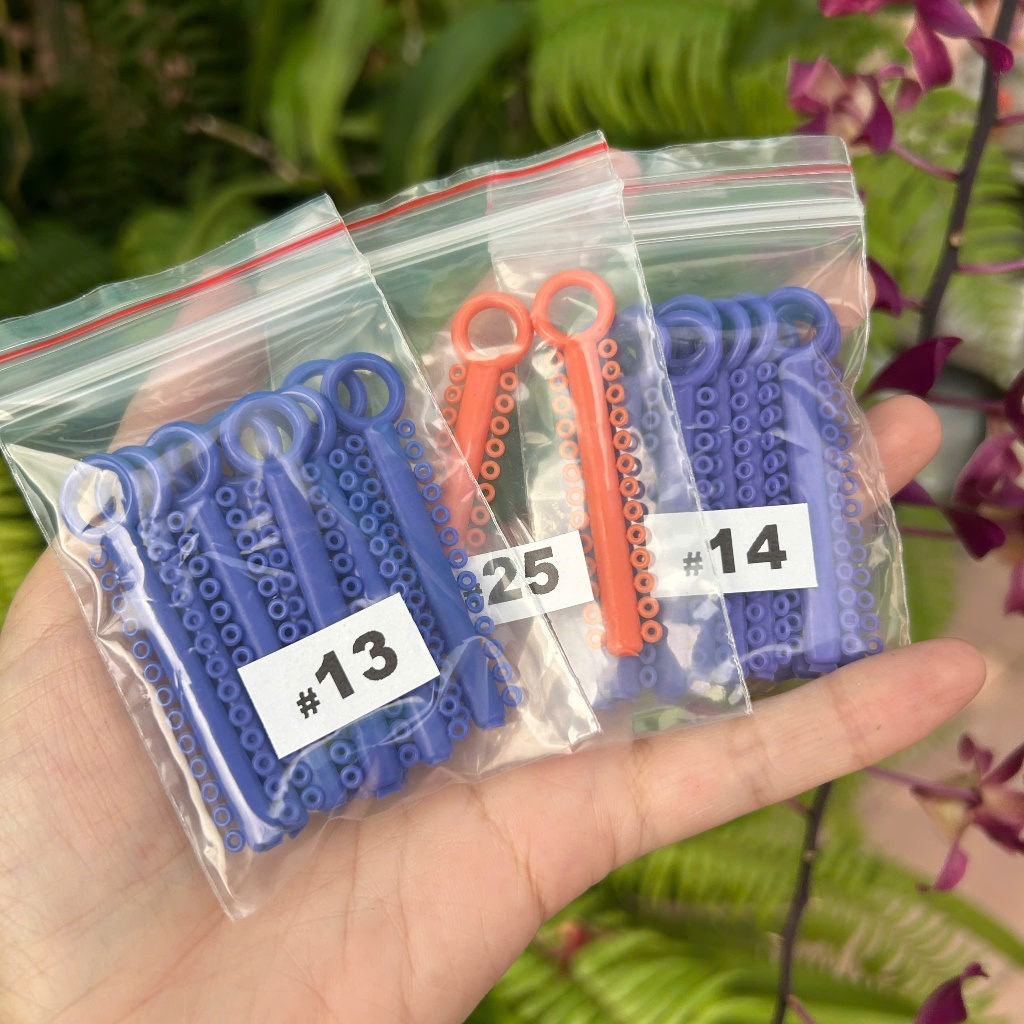 COMBO - [DÒNG PASTEL] THUN ĐƠN NIỀNG RĂNG – CHUN NIỀNG RĂNG GẮN MẮC CÀI