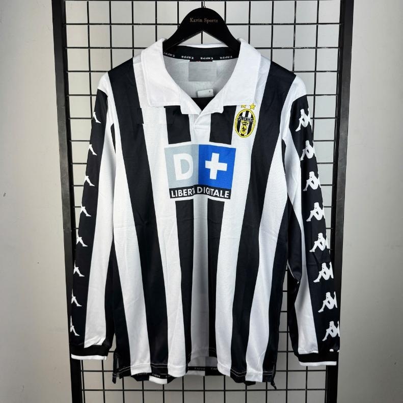 Áo Bóng Đá - Retro Juventus - Năm 1999/2000 - Sân Nhà Tay Dài