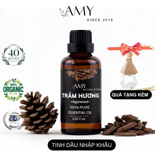Tinh dầu trầm hương nguyên chất xông phòng 100ml thơm phòng treo xe dùng cho máy xông,làm nến thơm