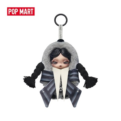 POP MART SKULLPANDA × Wednesday Plush（Nevermore Academy Uniform Version）