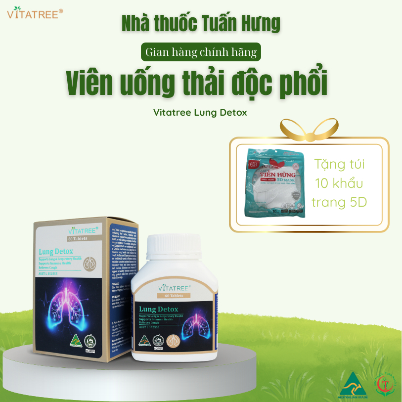 Vitatree lung detox - Viên uống thải độc phổi