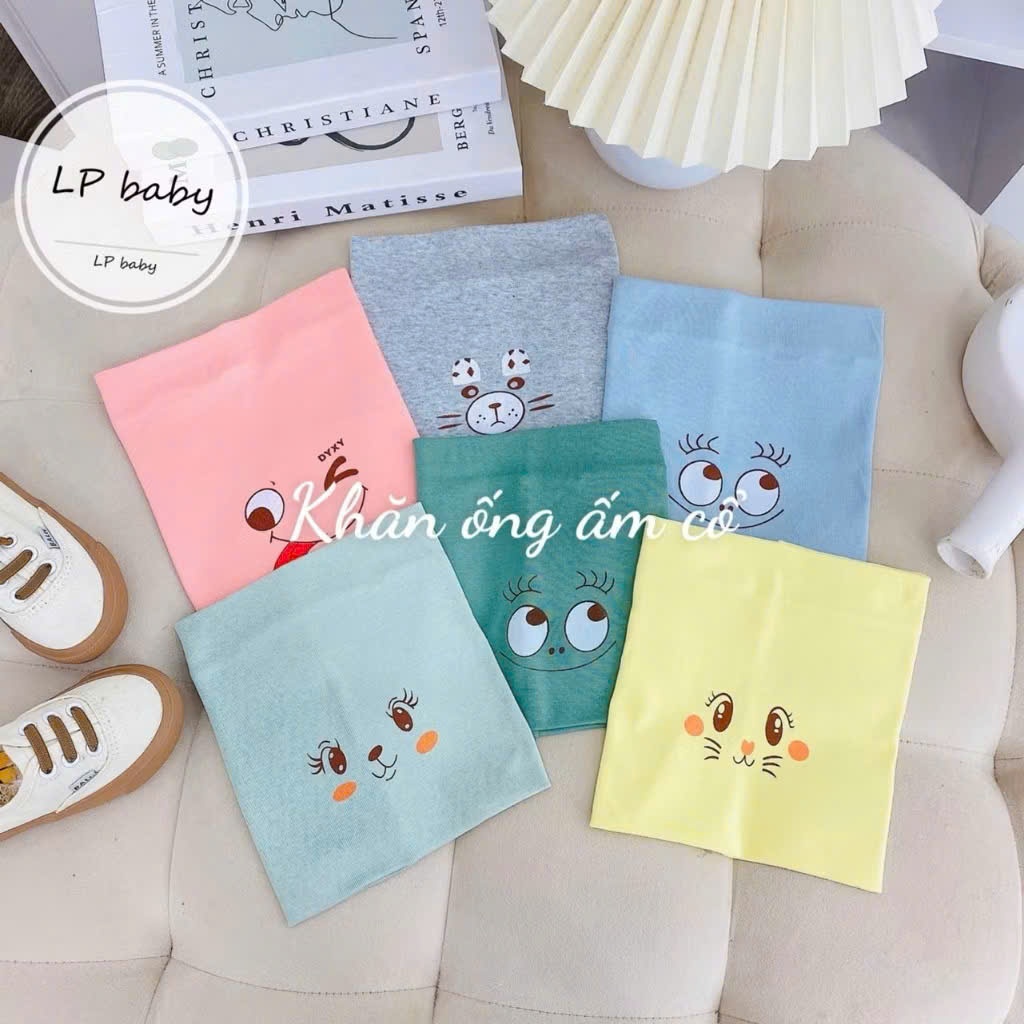 khăn ống cotton quàng cổ cho bé