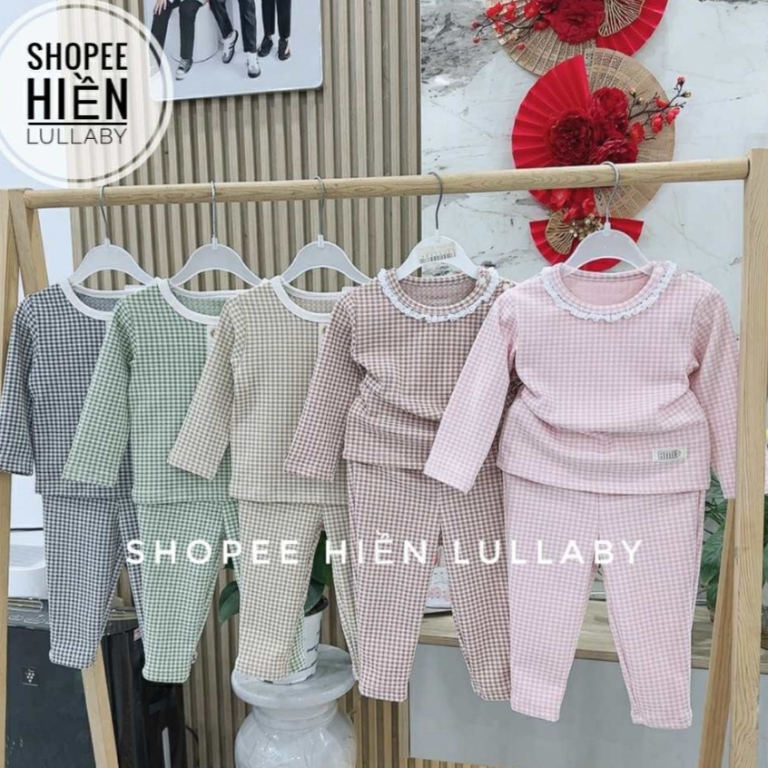 [Anminaza/Chính Hãng] Bộ quần áo thu đông Anminaza chất nỉ cho bé trai, bé gái