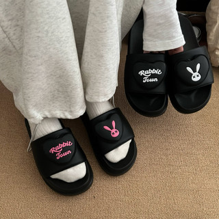 [TẶNG VỚ] Dép Quai Ngang Heart Bags Mini In Nổi Xinh Xắn Đế Cao 4cm Êm Nhẹ Chống Nước