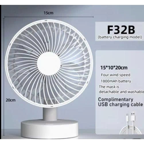 Quạt sạc điện mini F32A, quạt usb văn phòng quạt điện nhỏ để bàn quạt điện nhỏ quạt tích điện quạt m