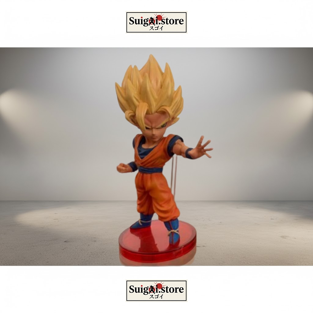 Mô Hình Resin Goku SSJ2 (Super Saiyan 2) - League Studio - Dragon Ball - Figure Chibi Cao Cấp