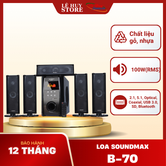 Loa Bluetooth SoundMax B70 - Hàng Chính Hãng