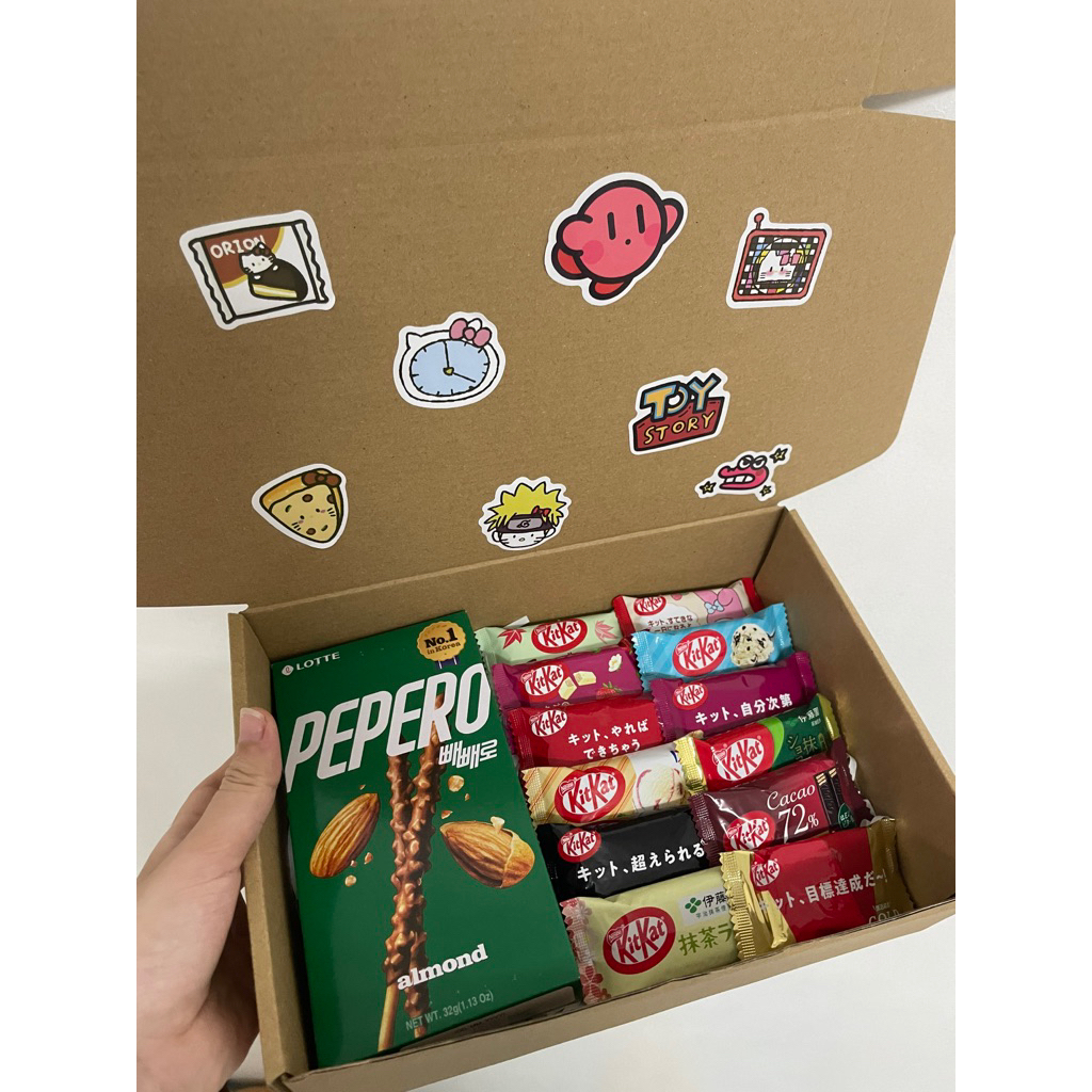 /HOẢ TỐC + TẶNG 2 KITKAT/ 12 kitkat + pepero
