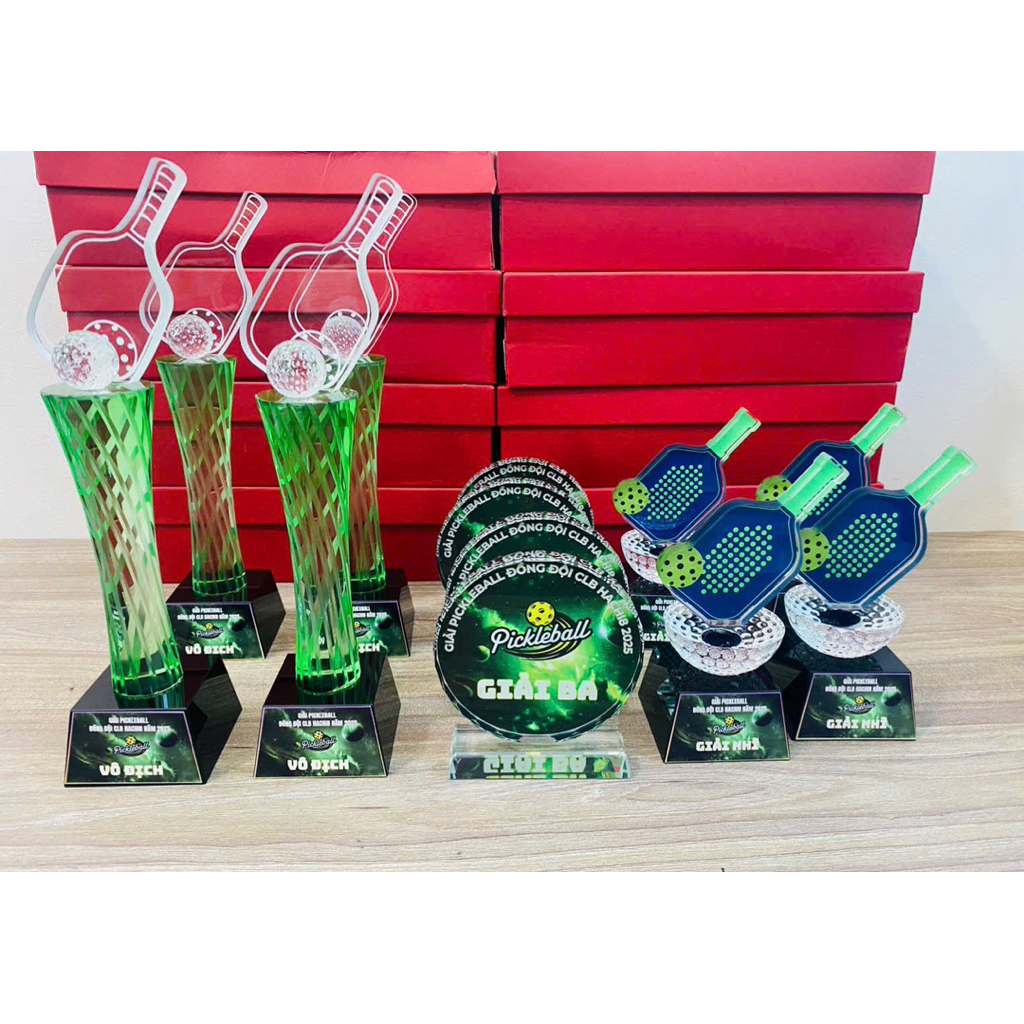 Cup Pickleball nhiều mẫu v1 v2 v3 phale cao cấp( miễn phí in ấn)