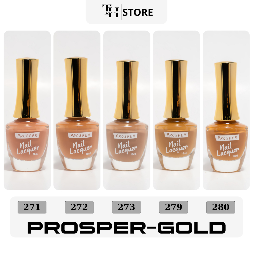 Sơn móng tay cao cấp tự khô Prosper Gold