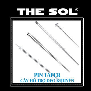 [1 CHIẾC] Pin Taper - Dụng Cụ Thép Không Gỉ/ Cây Hỗ Trợ Mang Khuyên Tai, Rốn, Mũi thesolvn