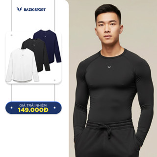  Áo Thun Dài Tay Bazik Wings W02 Essential Relax Fit Co Giãn 4 Chiều Vận Động Thoải Mái Thể Thao Leo Núi Trekking 