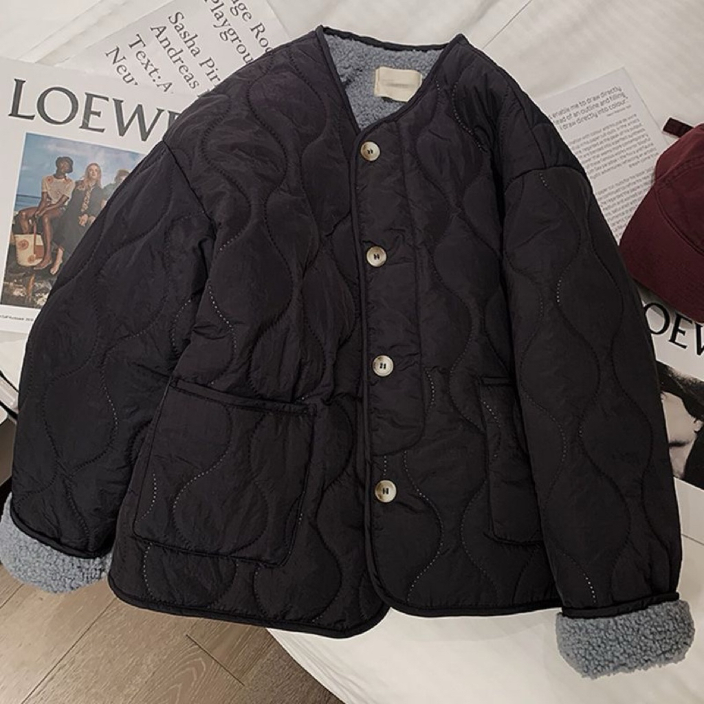 Áo phao chần bông pastel dáng ngắn | BigBuy360 - bigbuy360.vn