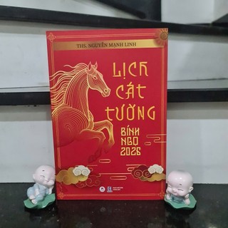 Sách - Lịch Cát Tường Bính Ngọ 2026 - Tác giả Nguyễn Mạnh Linh