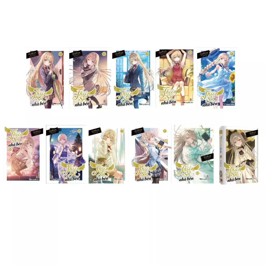 Sách - Thiên Sứ Nhà Bên Full 9 tập + 5.5 + 8.5 bản thường ( tổng 11 tập )