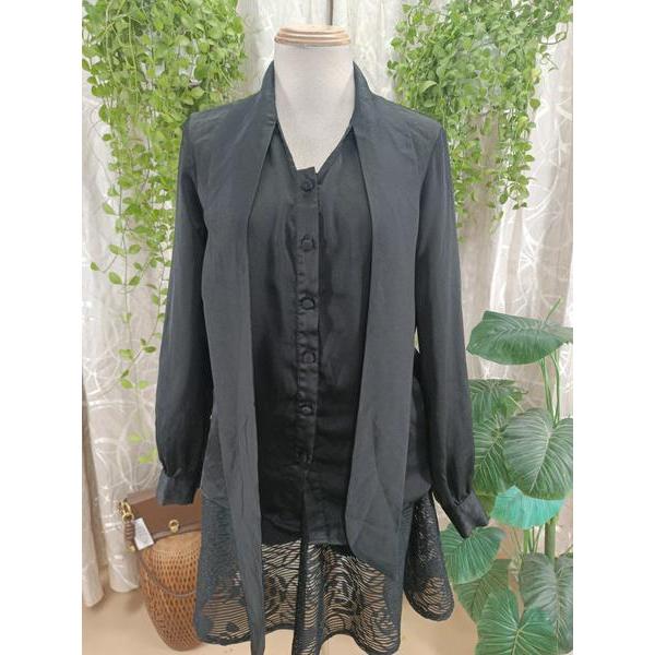 KO.ISAN thanh lý - Áo sơ mi lụa bymo - Size S