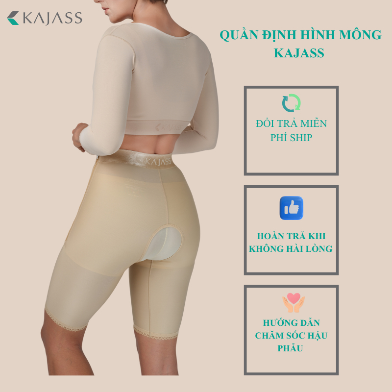 Quần định hình mông đùi  KAJASS ( Dùng ngay sau phẫu thuật  hút mỡ đùi, nâng mông )