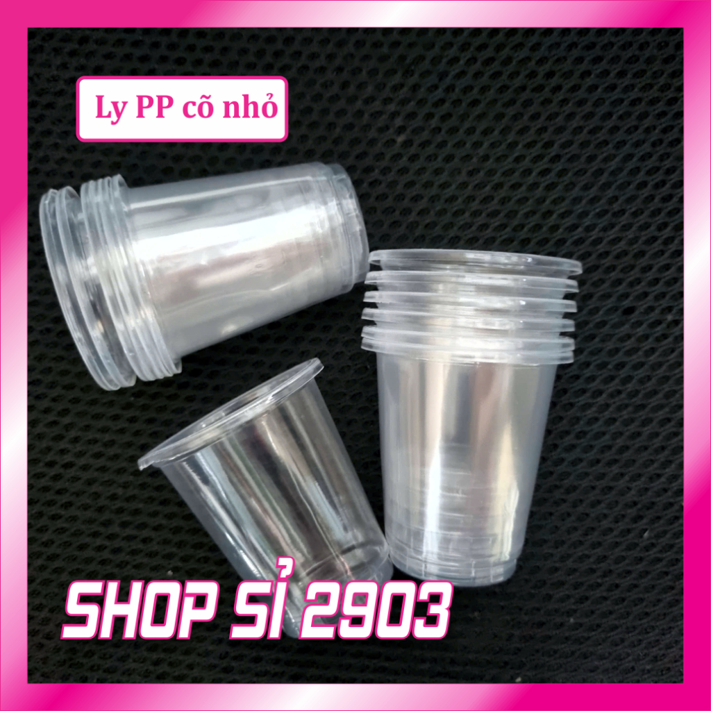 [Combo 5 cây = 250 cái ] Ly nhựa tiện lợi 80ml -140ml -220ml