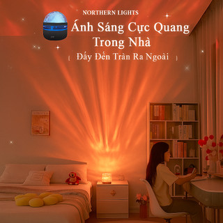    TẶNG SẠC  Đèn ngủ Galaxy sóng nước CHIẾU TRẦN NHÀ cắm điện usb đèn vũ trụ thiên hà ngân hà LỐC XOÁY tích điện 