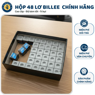  Hộp Lơ Bida Billee Xám Chính Hãng 8A Mẫu Mới Cao Cấp Độ Bám Tốt Ít Bụi Dùng Cho CLB & Cá Nhân 