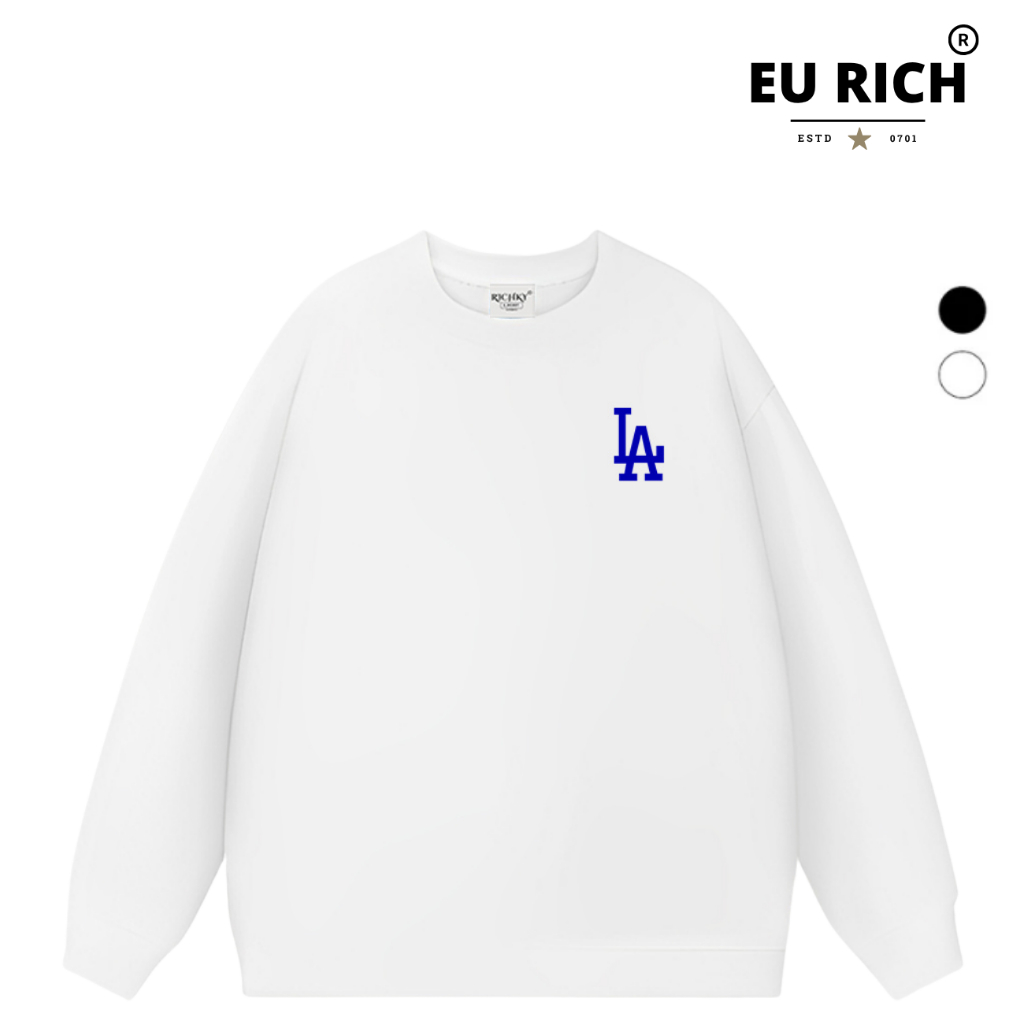 Áo Sweater Eu Rich Premium Nỉ Ny Mlb La