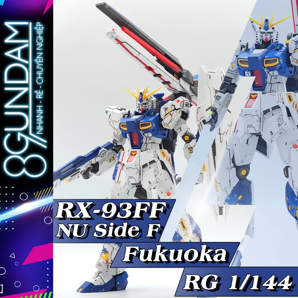 [CÓ SẴN] Mô Hình Lắp Ráp RG 32B Rx-93FF 𝐍𝐮 𝐅𝐢𝐠𝐡𝐭𝐞𝐫 𝐒𝐢𝐝𝐞-𝐅 "Fukuoka" (tặng base, decal nước)