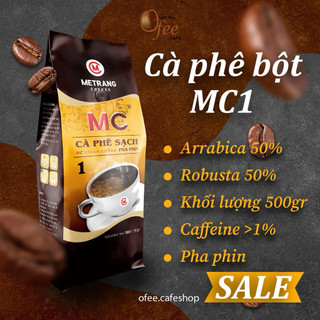  Cà Phê Sạch Mê Trang Rang Xay MC1  TẶNG 1 PHIN 1Kg  - Túi bột 500G - Chuẩn Pha Phin 