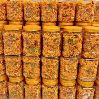  SỈ 5KG Khô Gà Lá Chanh Siêu Ngon Đẳng Cấp - Sạch Sẽ - Đảm Bảo ATVSTP  đóng hộp 500g  