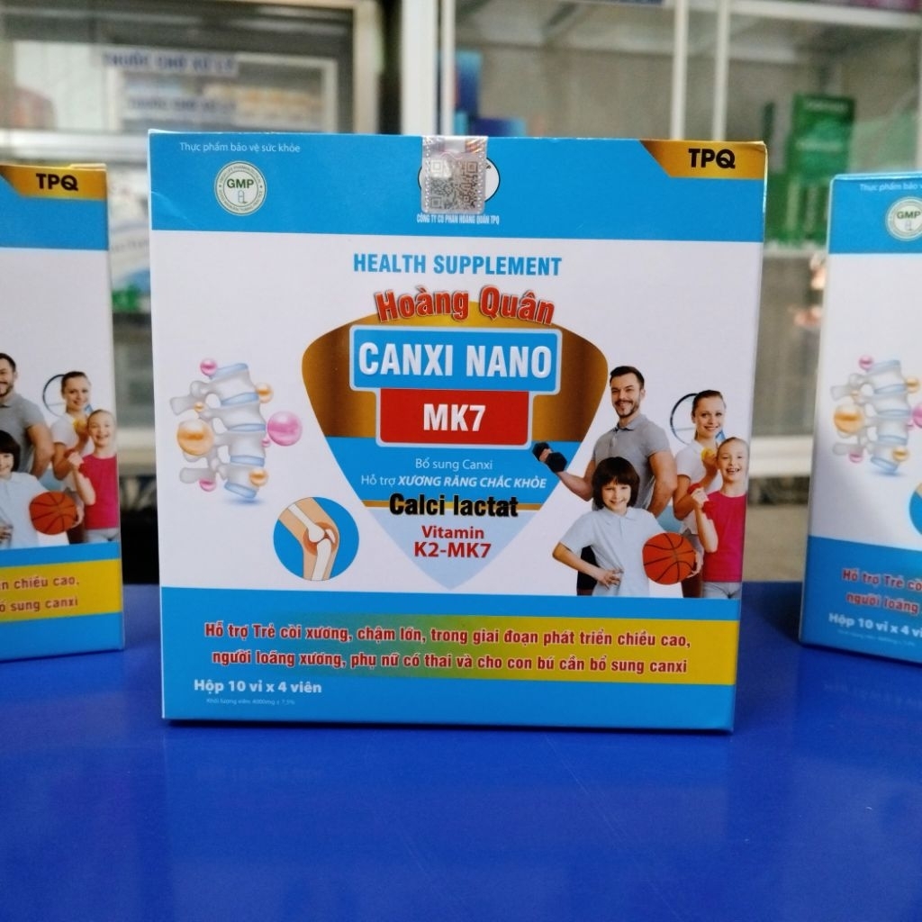 CANXI NANO MK7  hộp 40 viên sủi