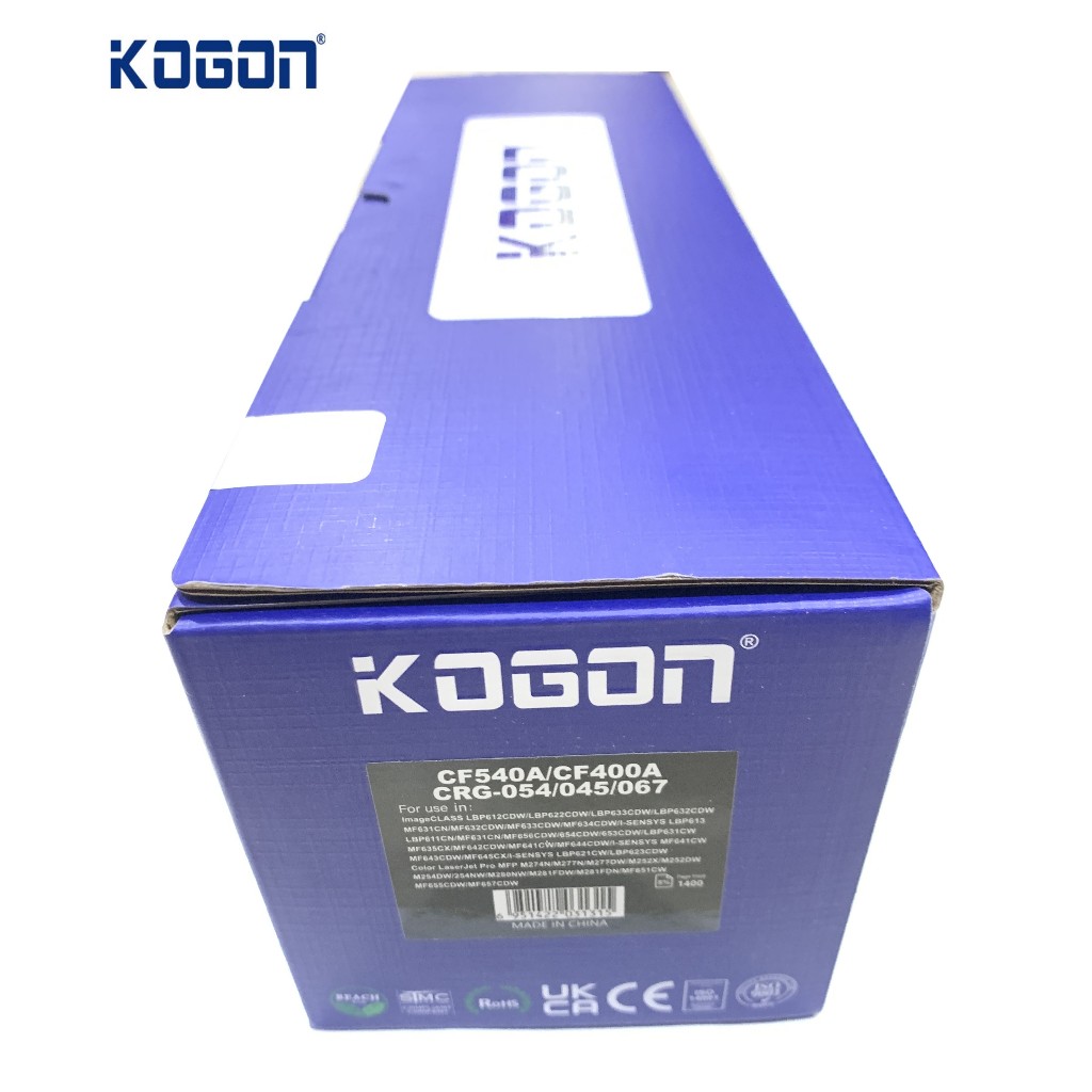 Mực In Laser Màu HP/ Canon CF540A/CF400A/CRG-045/054/067 Black ( Đen )  Mực Thương Hiệu KOGON