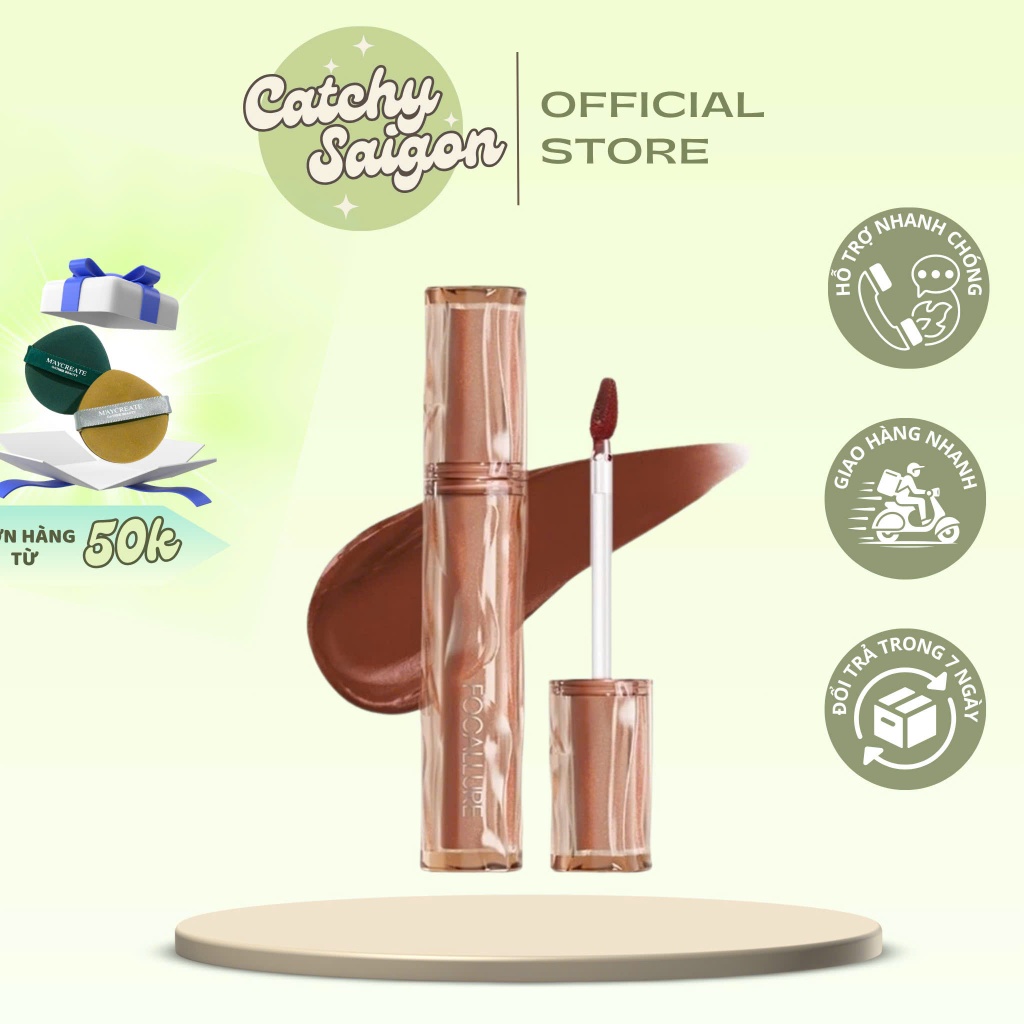 [FOCALLURE] Son Kem Nhung Focallure Mềm Mịn Vỏ Hồng Đỏ, Airy Velvet LipCream, 2g (FA-L15)