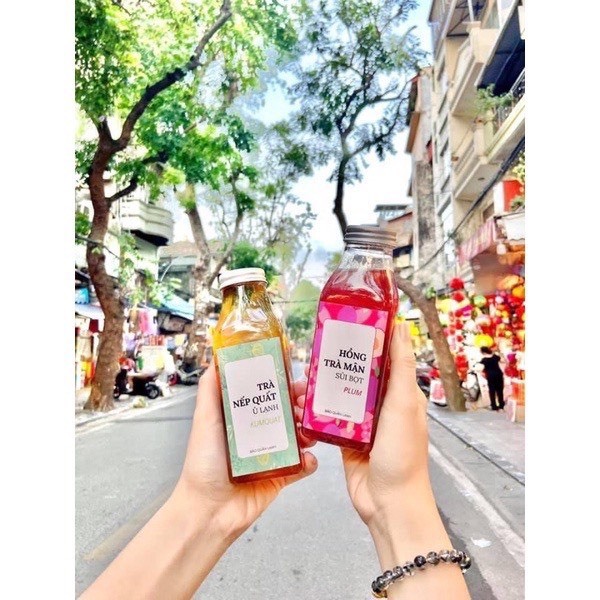 Combo 100 chai nhựa cổ rộng kèm màng seal chống tràn