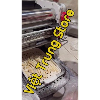 Máy cán bột làm quẩy,máy cắt sợi bánh canh,mì trứng chạy điện - bảo hành 1 năm