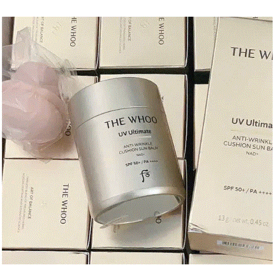 Phấn nước chống nắng khô ráo không dính rít Whoo Cushion Balm SPF50/PA+++ - Chuẩn LGVina tem hidden 