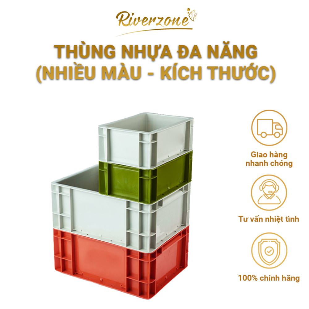 Thùng Nhựa Đa Năng PP Cao Cấp – Dùng Làm Hồ Cá, Hồ Rùa, Hệ Lọc Baki, Hồ Thủy Sinh
