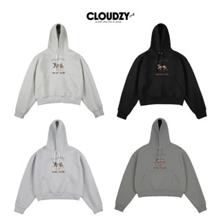  Áo khoác hoodie boxy nỉ nam local brand hoodie nữ unisex form rộng basic tay phồng CLOUDZY  SYNC 