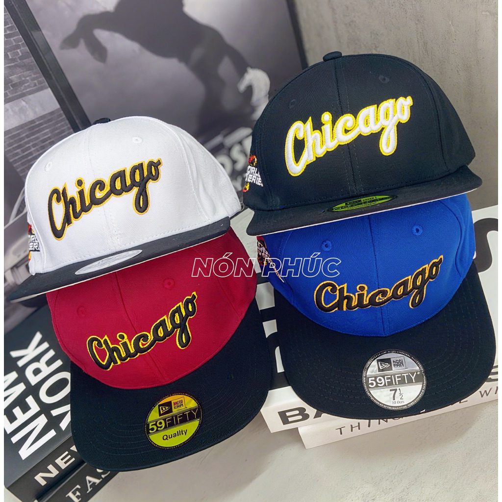 MŨ HIPHOP,SNAPBACK THÊU CHICAGo PHONG CÁCH