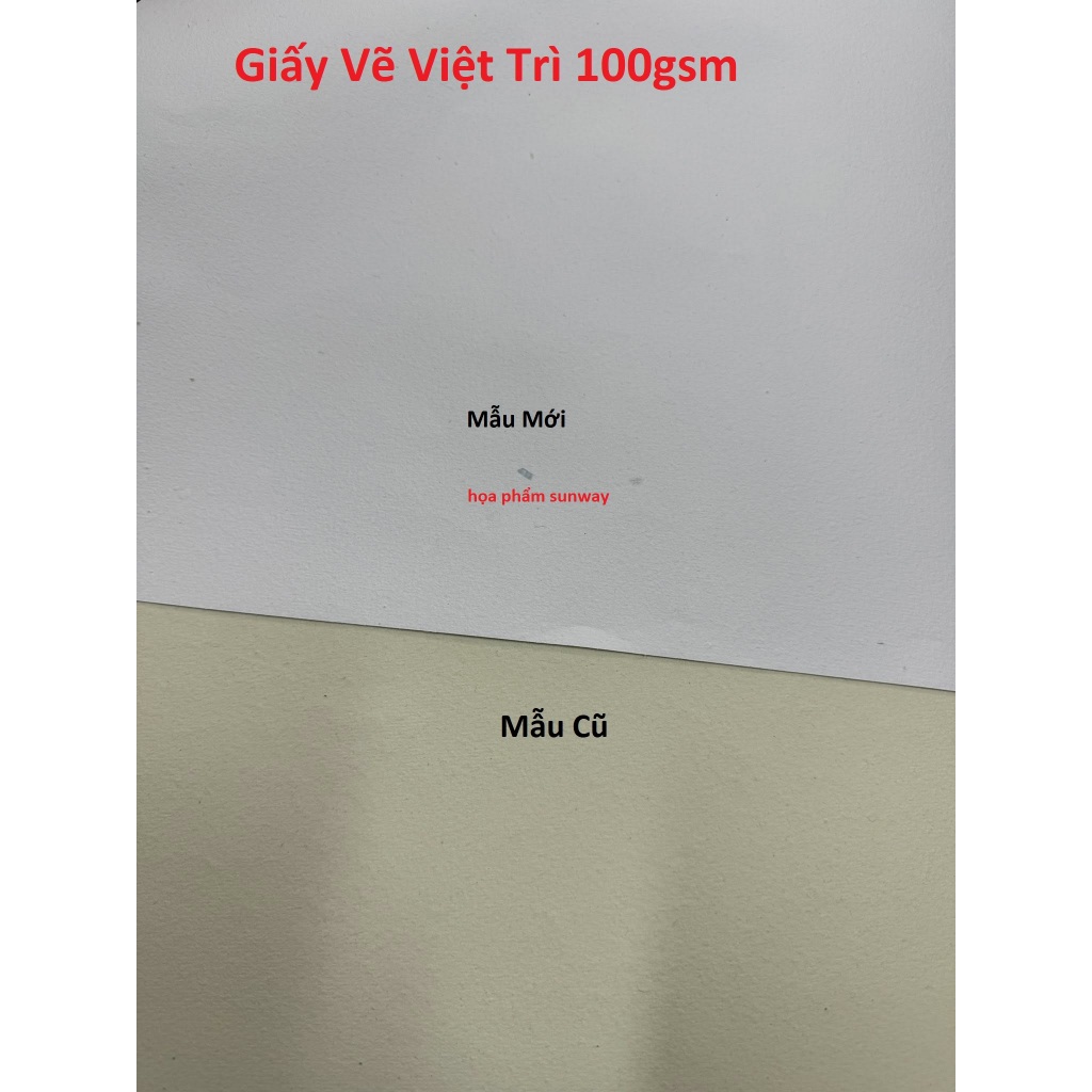 Giấy Vẽ Việt Trì 100Gsm – Giấy Vẽ Hình Họa Phác Thảo, Giấy Vẽ Chì A3/A2