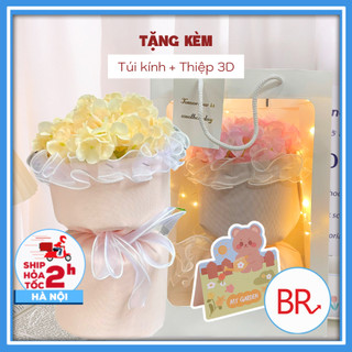 [NOEL] Bó Hoa Cẩm Tú Cầu To,Nhỏ Tặng Kèm Túi+Thiệp-Quà Tặng Mừng Ngày Phụ Nữ Việt Nam,sinh nhật,Phụ Kiện Decor Xinh Xắn