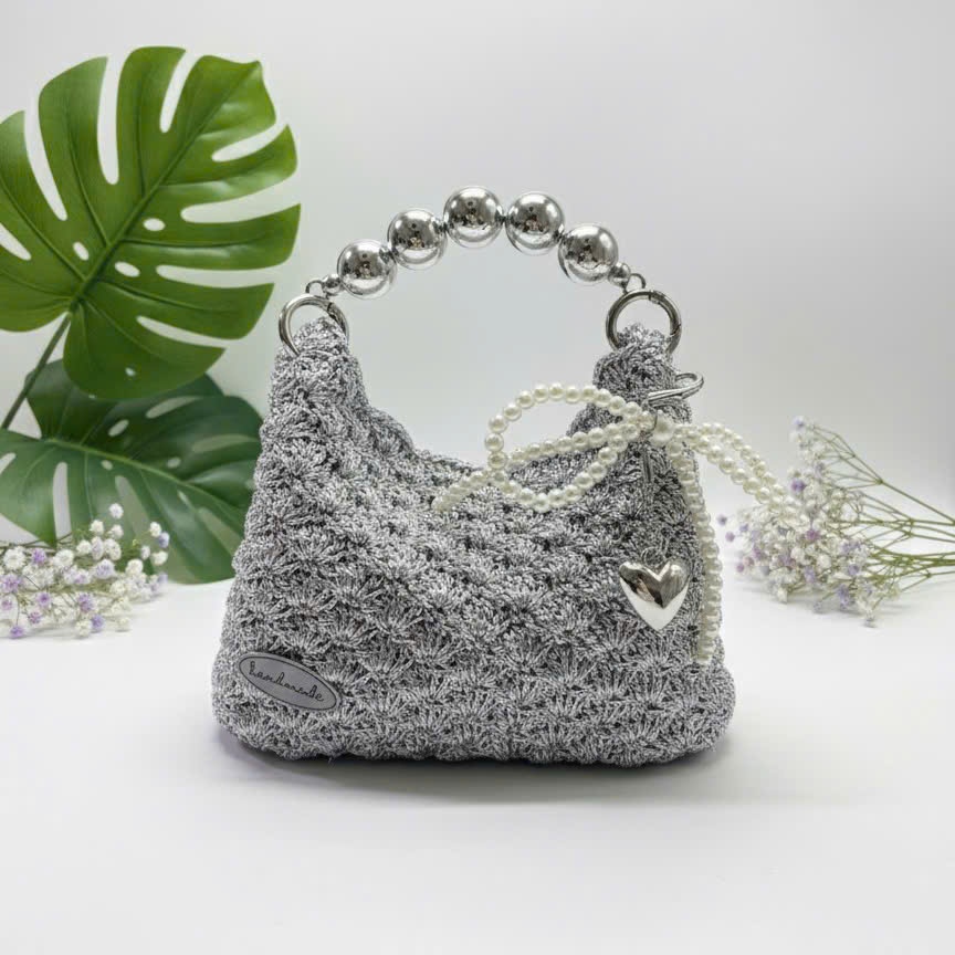 Túi xách nữ sợi fever handmade, quà tặng cho mẹ, người yêu.