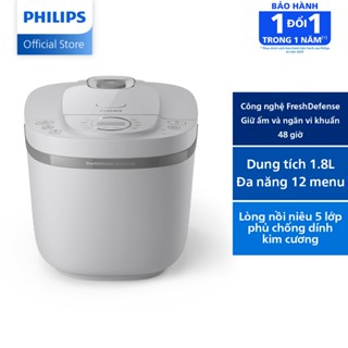 Nồi cơm điện tử Philips HD4719/32 1.8 lít - Hàng Chính Hãng