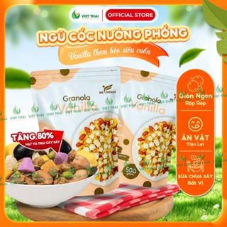 Ngũ Cốc Nướng Phồng VỊ VANI 500G Granola Mix Sữa Chua Sấy Befresco Việt Thái Organic 