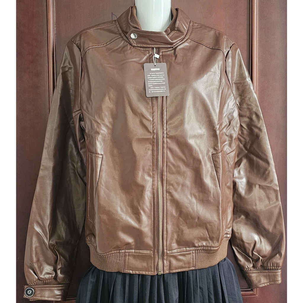 Áo khoác da Nam siêu ngầu - Da nhập khẩu chống nổ, bong tróc - Size M