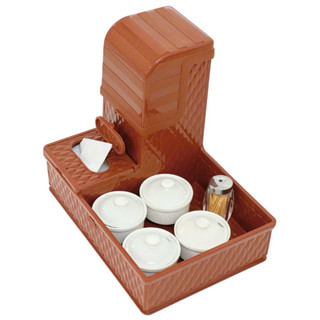  Khay Ống Đũa Có Nắp Hộp Giấy và Khay Đựng Gia Vị Nhựa Thắng Lợi size lớn 32x22x27 TL079  TL078 chắc chắn 