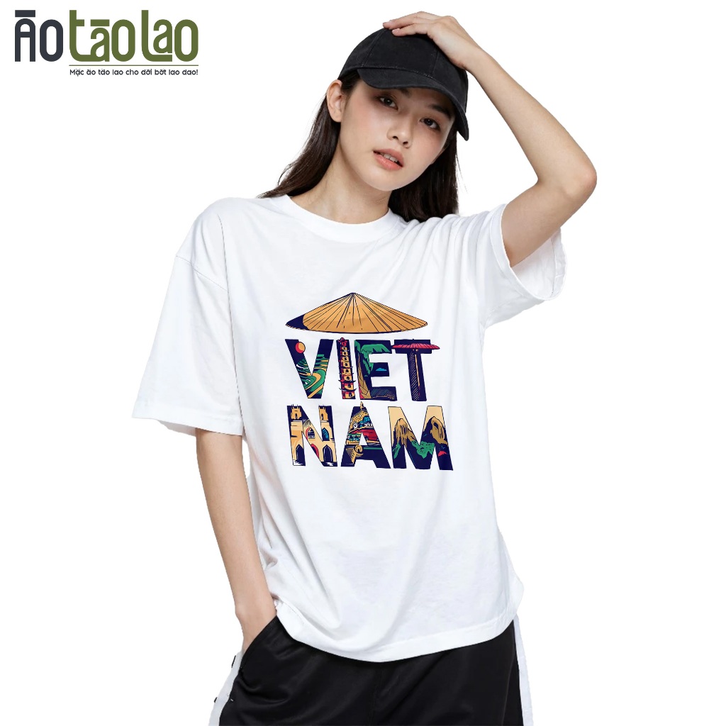 Áo Thun Việt Nam - Áo Thun Yêu Nước - Áo Thun Việt Nam - Oversize 100% Cotton Nam Nữ