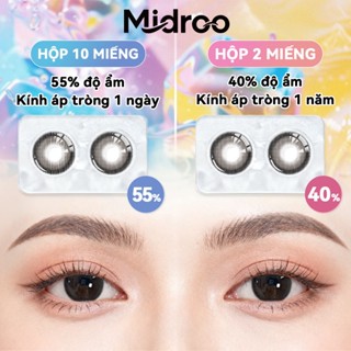  Midroo Lens  0-6 Độ Kính Áp Tròng 0-6 Độ Snowball Lens Cận Mắt 1 Năm 40% 2 miếng   1 Ngày 55% 10 miếng 