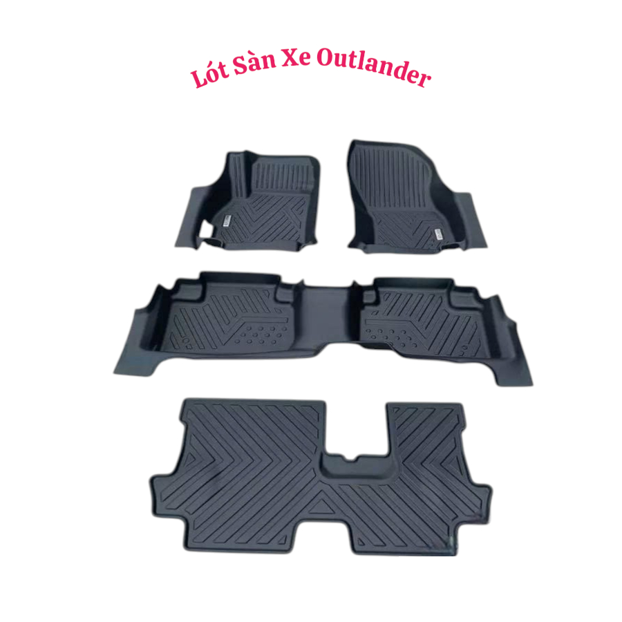 Bộ lót sàn nhựa cho xe Outlander đời từ 2018 tới 2025